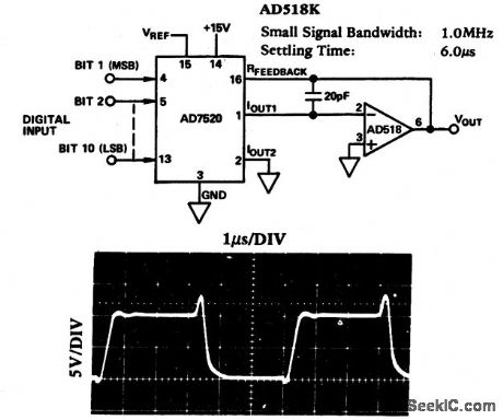 10_bit_DIA_converter_with_an_AD518_op_amp