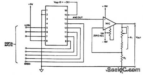 Multiplying_D_A_convener_using_a_Datel_DAC_MC8B_16_pin_DIP