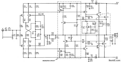 75_watt_AF_power_amplifier_with_low_transient_intermodulation_distortion