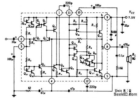 07_watt_audio_power_amplifier_using_an_ECG1036