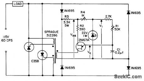 UJT_SCR_REGULATED_A_C_SUPPLY