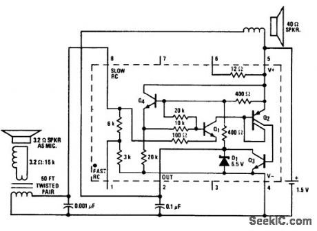 250_mW_babysitter_intercom_using_an_LM3909_chip
