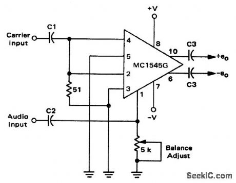 Balanced_modulator_using_an_MC1545G_wide_band_amplifier