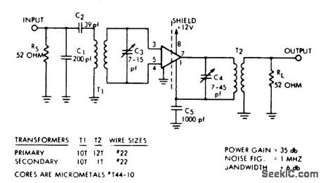 30_MHz_PF_amplifier_with_transformer_coupling_using_the_EOG703A_