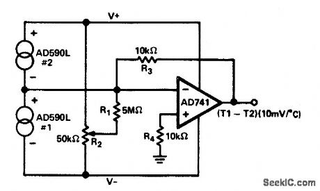 Temperature_differential_measurement_circuit
