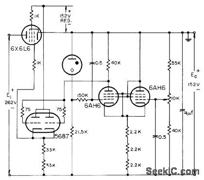 152_V_PENTODE_SERIES_TUBE_REGULATOR