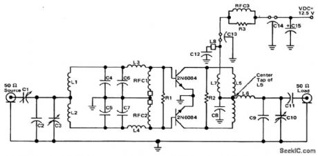 Single_stage_80_watt_RF_power_amplifier_for_144_to_175_MHz_FM_operation