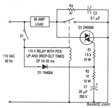 Relay_contact_protection_that_uses_a_triac