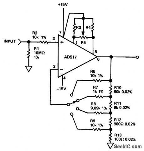 Stable_instrument_amplifier_for_lab_equipment_and_panel_meters