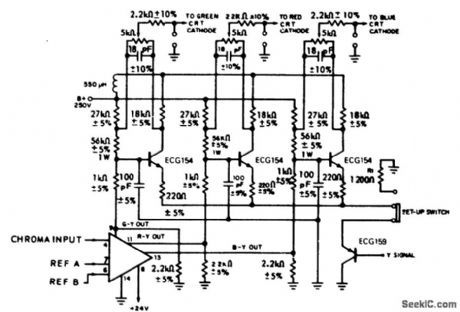 Complete_RGB_video_output_stageforcolor_TV_using_one_ECG713_chip