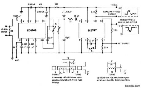 Typical_ECG746_Video_IF_Amplifier_and_ECG747_Low_Level_Video_Detector_Circuit