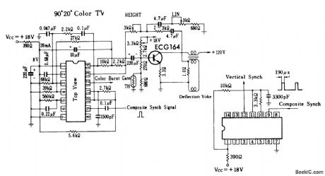 Complete_TV_vertical_circuit_with_AFC_for_90_decree_20_inch_receivers