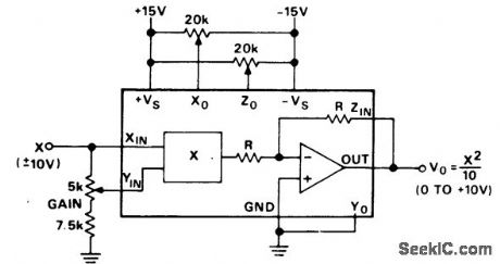 Squarer_circuit_using_an_AD533_multiplier_divider_chip