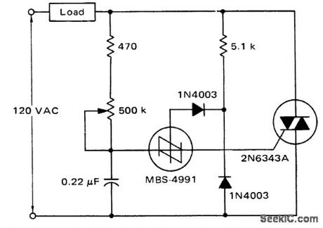 Hysteresis_free_power_controller_using_an_SBS_and_a_triac