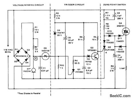 Triac_overvoltage_protection_circuit_with_automatic_reset