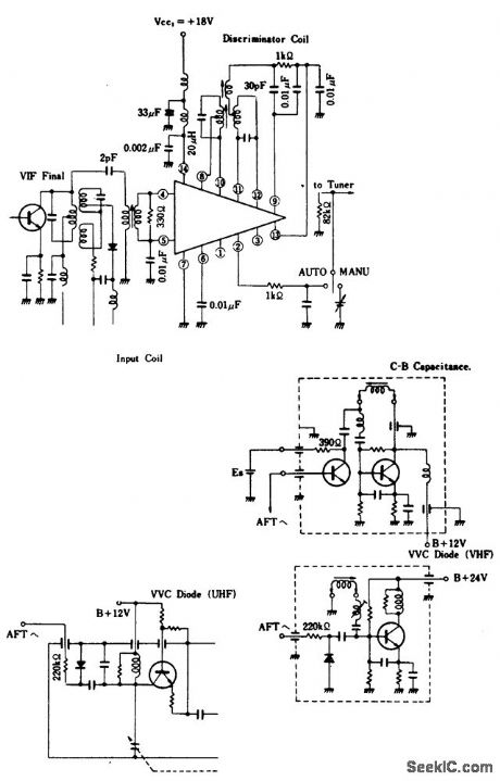 TV_AFT_AFC_circuit_for_three_types_of_systems_using_an_ECG1046_14_pin_DIP