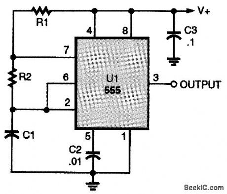 555_SQUARE_WAVE_GENERATOR