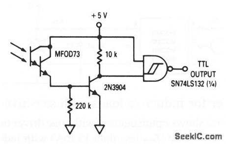Darlington_photodetector_fiberoptic_recerver
