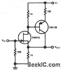 High_impedance_low_capacitance_video_buffer