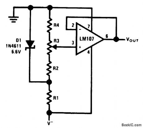 Negative_variable_voltage_reference_VSUBOUT_SUB_lower_than_reference_zener