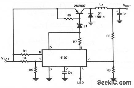Step_down_voltage_regulator_for_inputs_greater_than_30_V Circuit Diagram