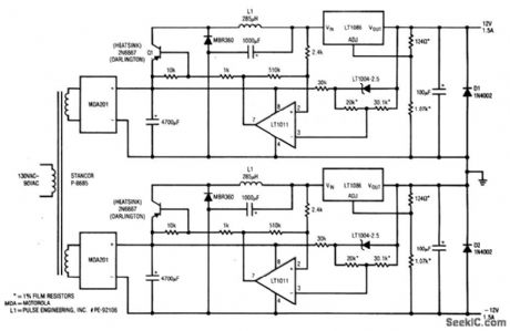 Dual_preregulated_off_line_linear_supply