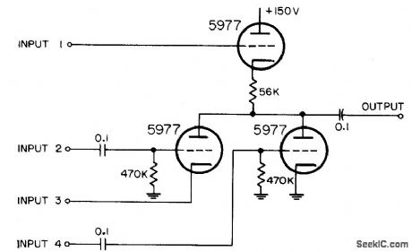 FOUR_INPUT_HIGH_LEVEL_PULSE_MIXER