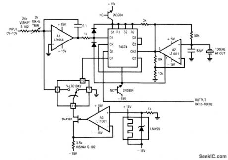 Quartz_stabilized_V_F_converter