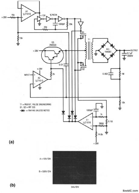 Amplifier_with_1000_V_output_28_V_supply