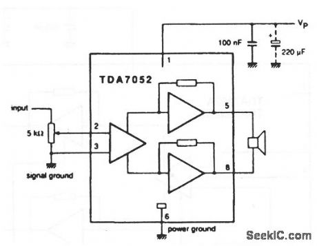 Smgle_chip_audio_amplifier_BTL_mono_1_W_2_W