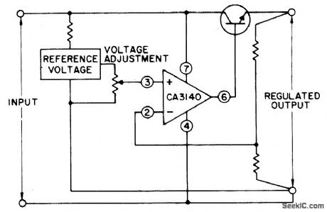 BASIC_SINGLE_SUPPLY_VOLTAGE_REGULATOR