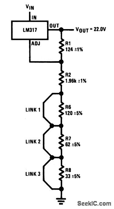 Alternate_three_terminal_regulator_with_trimmable_output_voltage