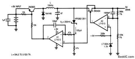 Switching_preregulated_linear_regulator_low_noise