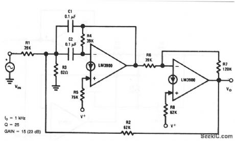 Two_op_amp_bandpass_filter