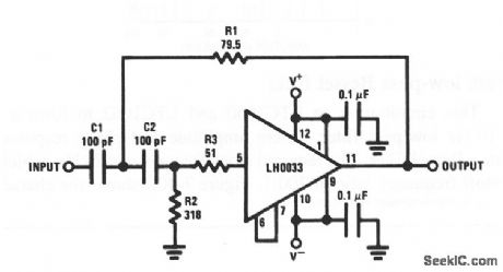 Wideband_two_pole_high_pass_filter
