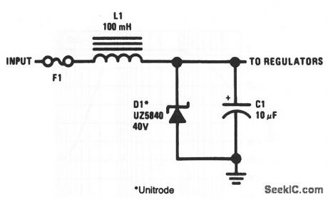 Spike_suppressor_for_unregulated_power_supplies