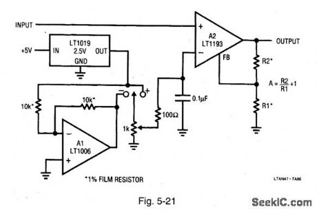 Fast_differential_comparator_amplifier_with_adjustable_offset
