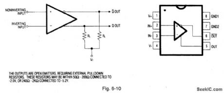 Ultra_fast_ECL_output_comparator