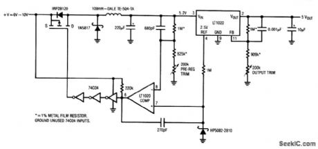 Micropower_post_regulated_switching_regulator