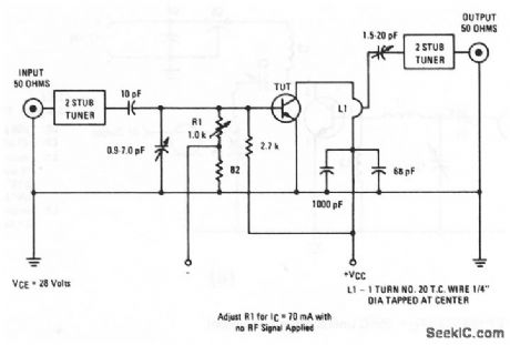500_MHz_075_W_amplifier_28－V_supply