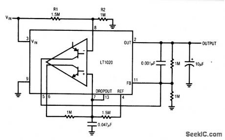 Regulator_with_output_shutdown_on_dropout_battery_low