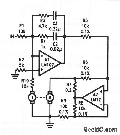 Power_op_amp_servo_amplifier_motor_tachometer_speed_control