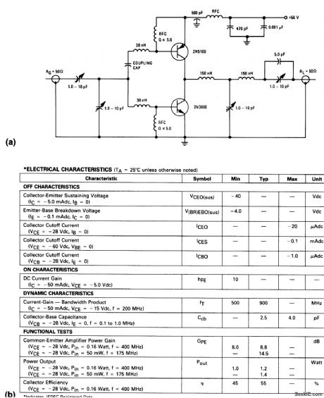 300－MHz_complementary_amplifier_56－V_supply