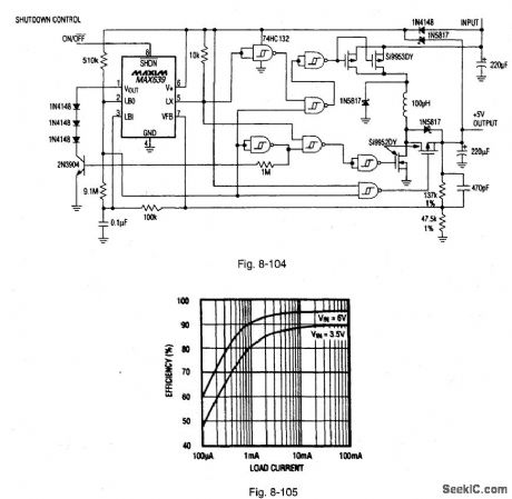 5_V_from_four_cells_switchabie_step_up_step_down