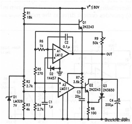 Power_op_amp_voltage_regulator_with_overvoltage_protection