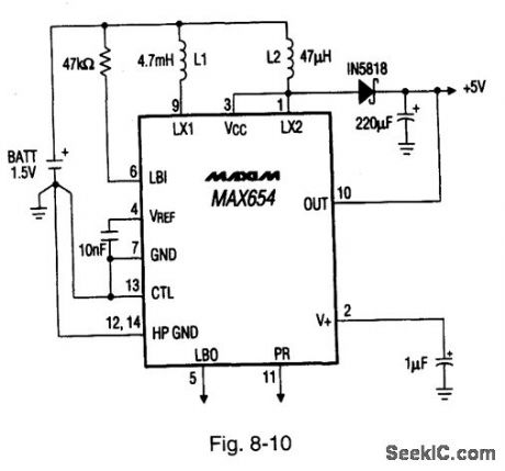 Low_voltage_single_cell_step_up_converter