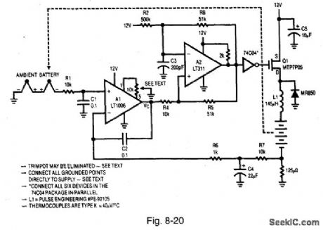 Thermally_based_NiCad_charger_with_low_imynedance_charging_source