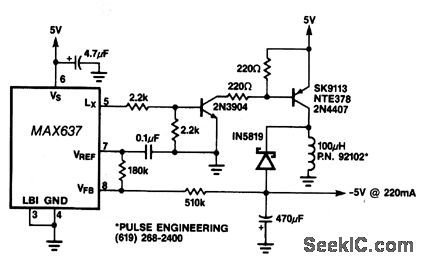 _5_to__5_V_at_220_mA_with_low_power_inverter