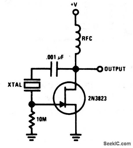 JFET_Pierce_crystal_oscillator