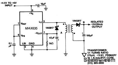 5_V_to_isolated_5_V_at_20_mA